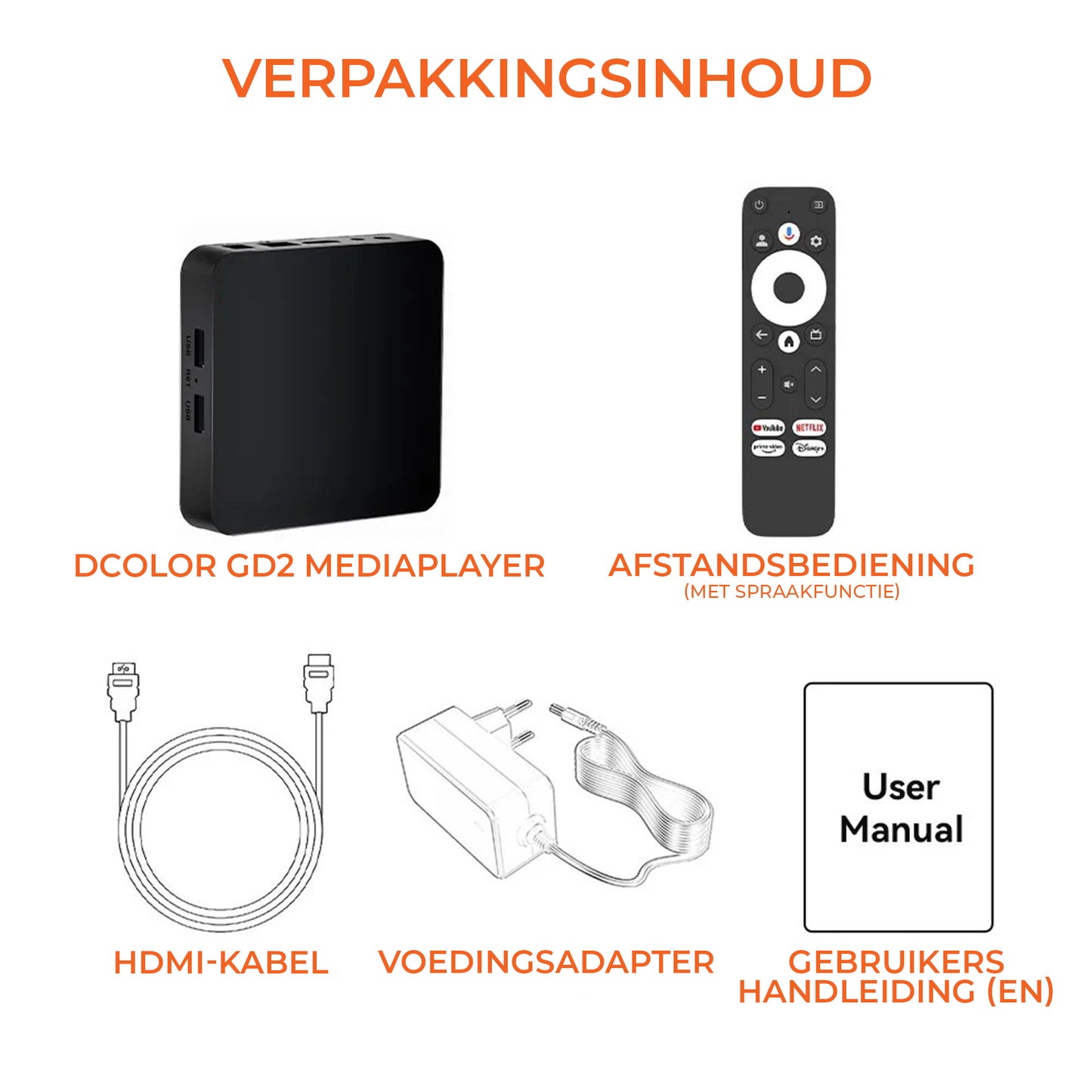 Dcolor GD2 Chromecast - Google TV Box